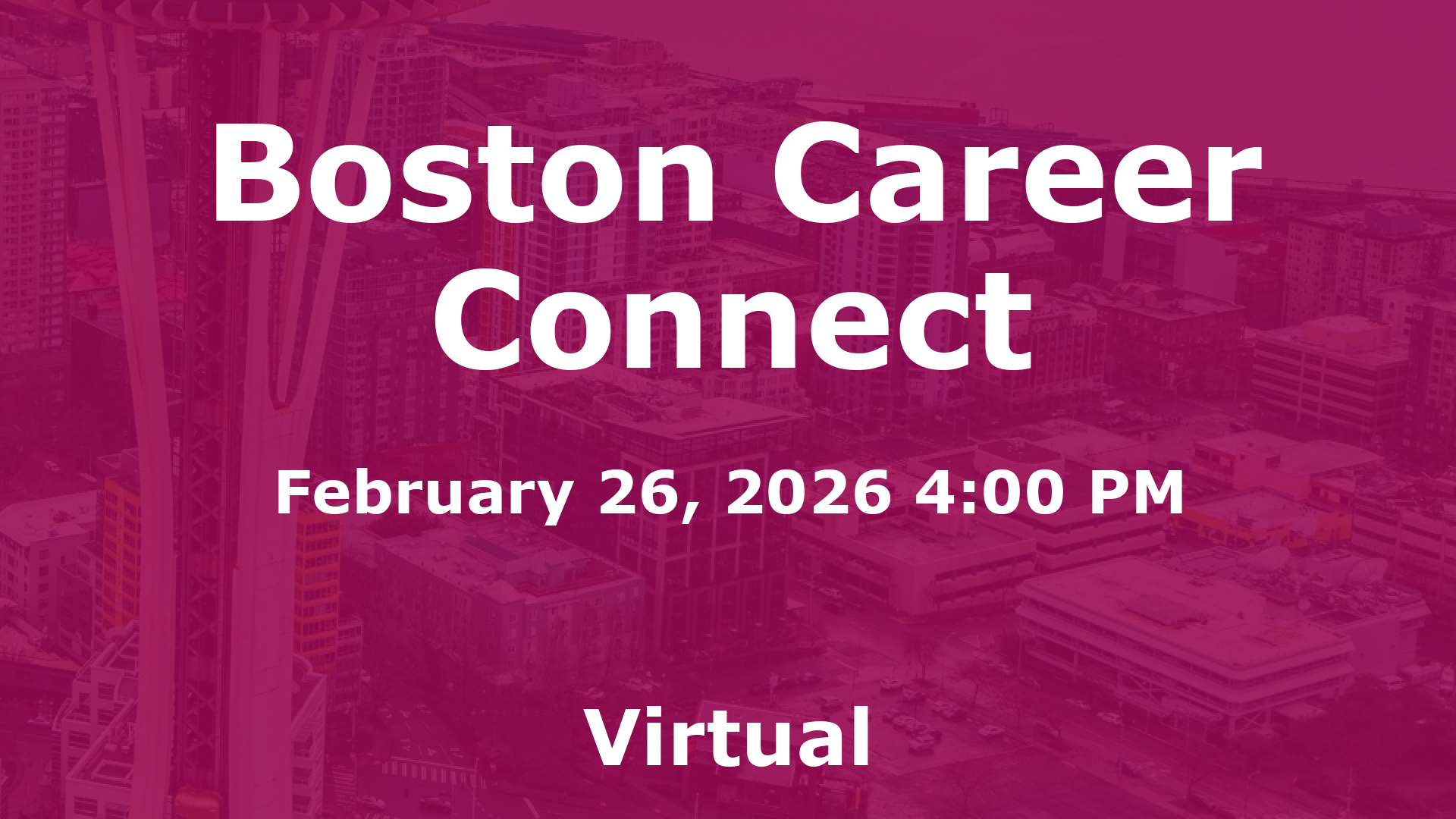 Boston Career Connect event image